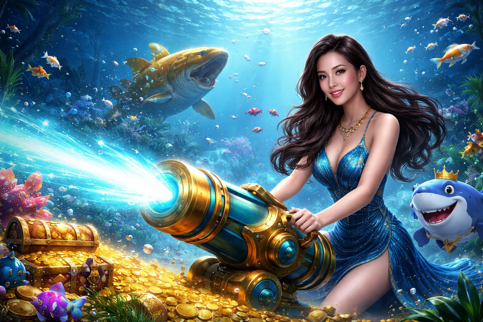 Hình ảnh chính trò chơi Bắn Cá VIVU88